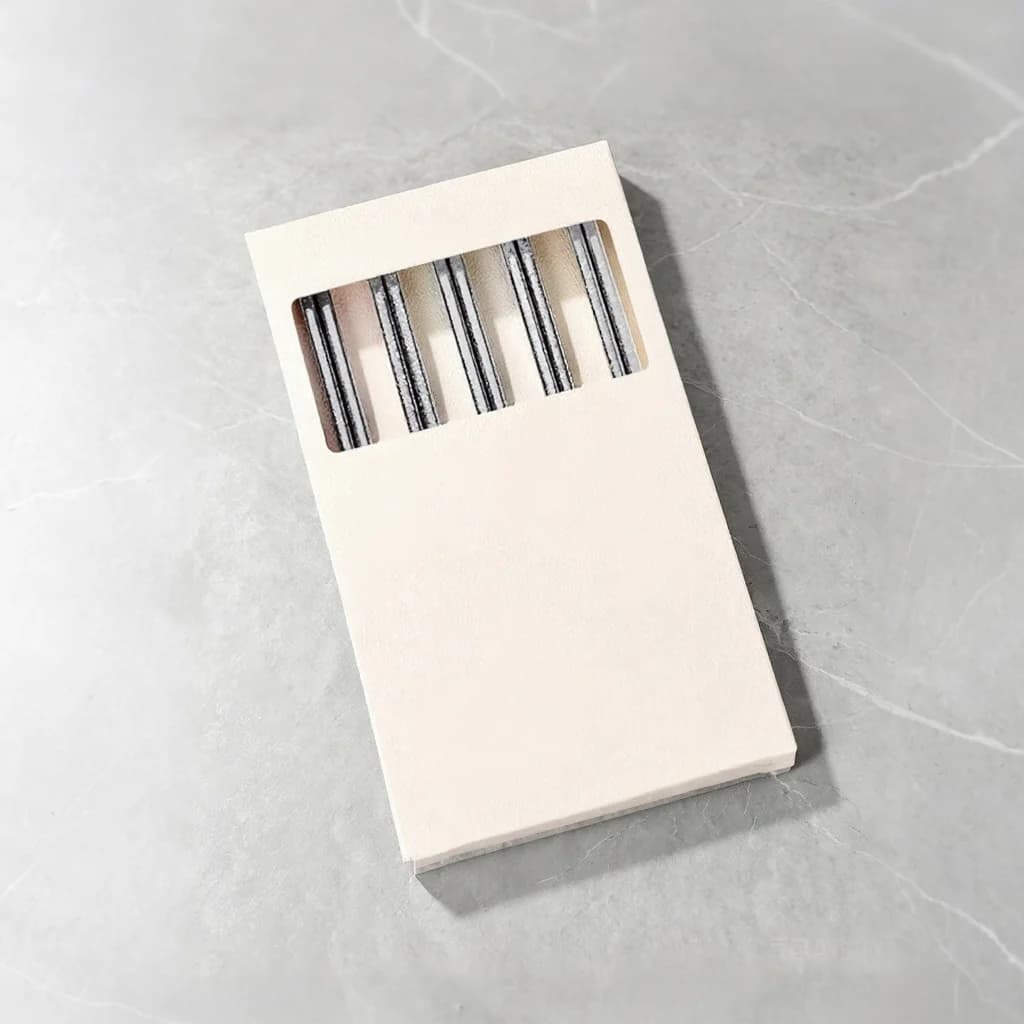 Pure Titanium Chopsticks Set Voor Thuisgebruik, 5 Paar