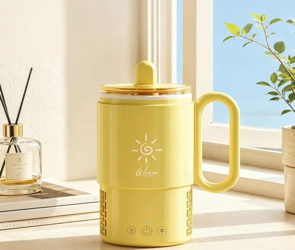Mini koel- en verwarmingsbeker 450mL 36W touchbediening
