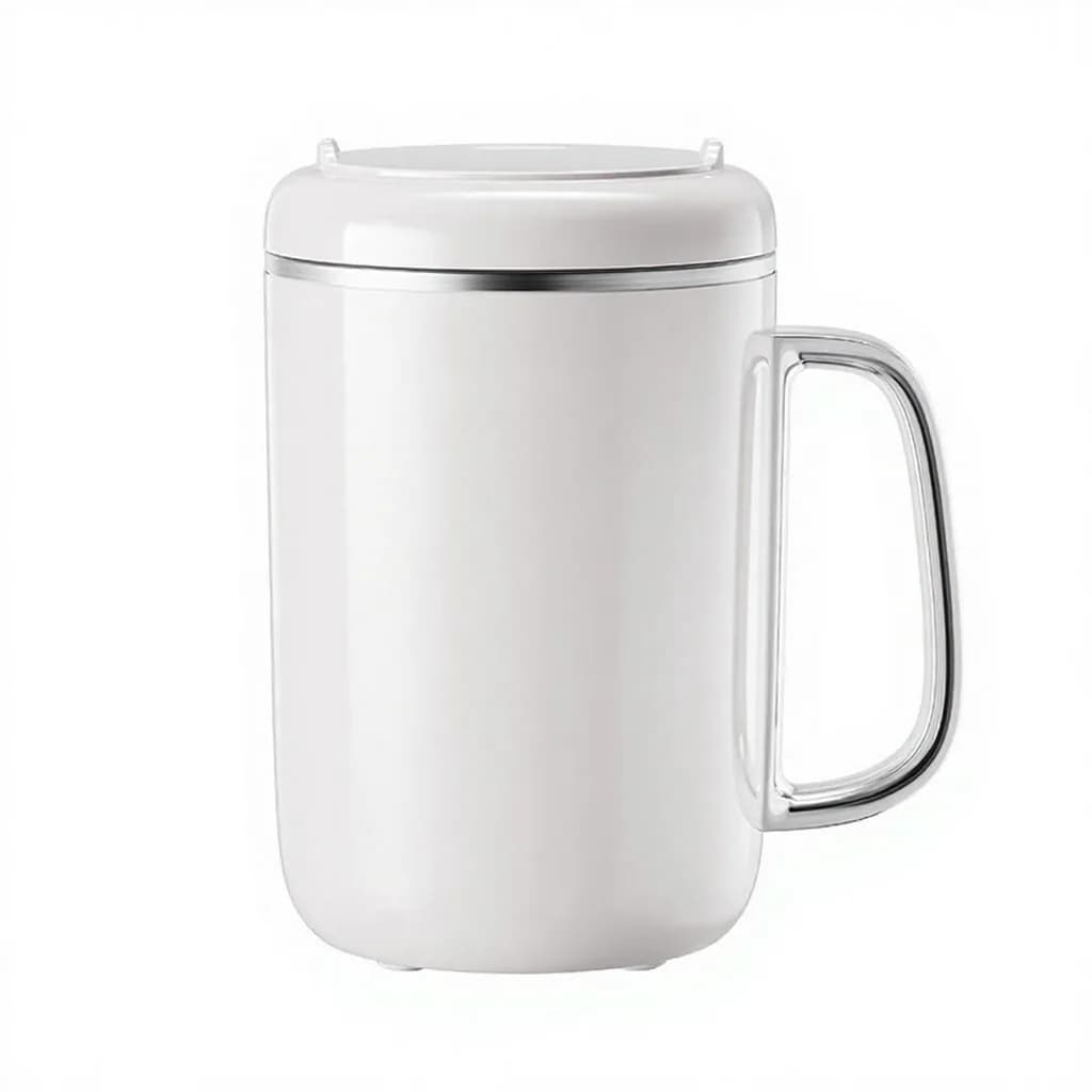 Draagbare elektrische stoofbeker 450ml 220V met filter en lepel