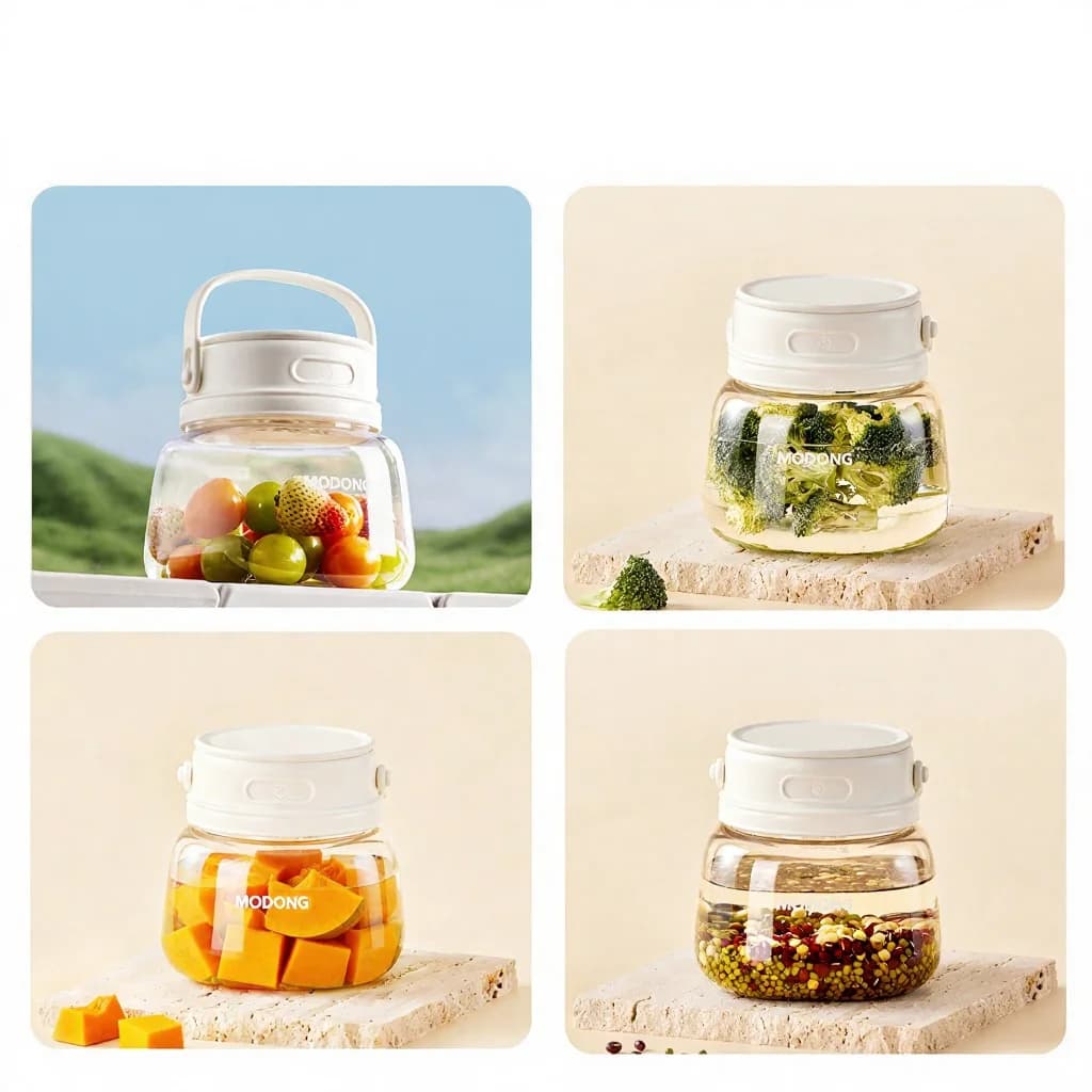 Draagbare fruitwasser met actief zuurstof, 3.7V draadloos