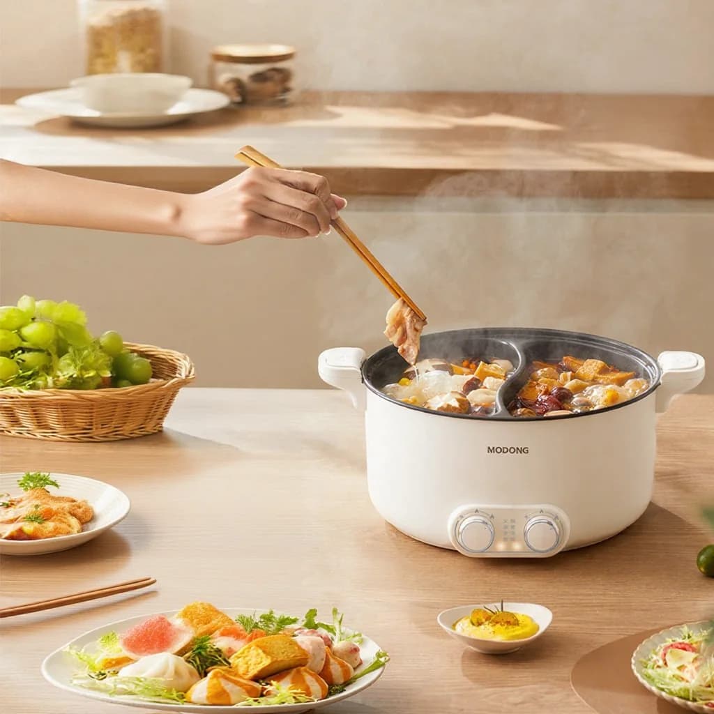 Dubbele zone elektrische hotpot 6L 7L 8L touchbediening