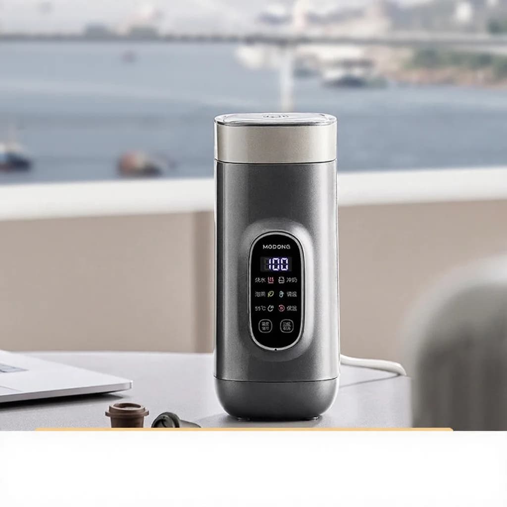 Titanium elektrische reiswaterbeker, 650ml, 220V