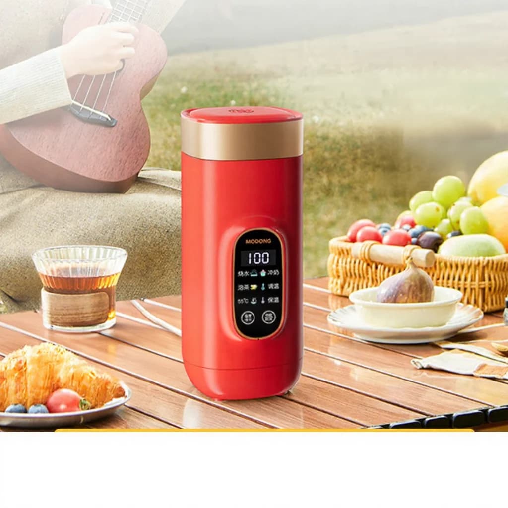 Draagbare elektrische verwarmingsbeker 650ml 304 binnenwand 220V