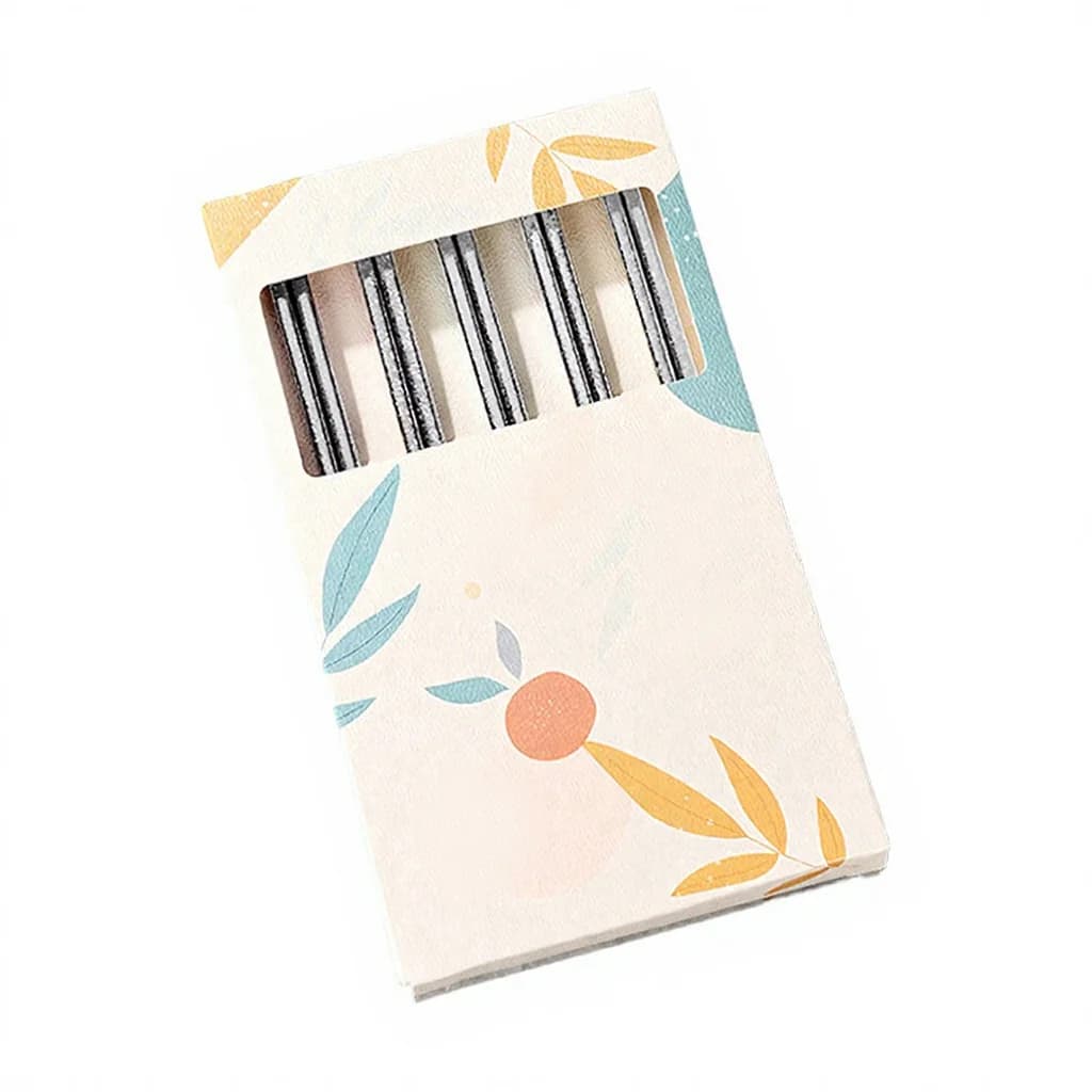 Pure Titanium Chopsticks Set Voor Thuisgebruik, 5 Paar
