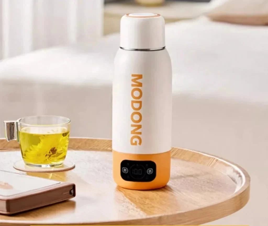 Draagbare elektrische reisketelbeker 600ml, 316 roestvrijstalen binnenkant