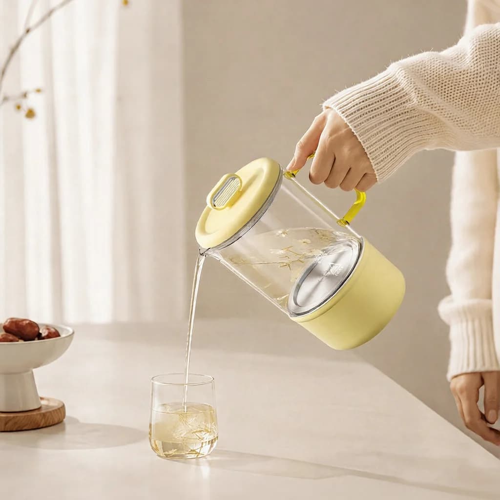 Glazen Elektrische Verwarmingsbeker met Temperatuurregeling voor Babyvoeding