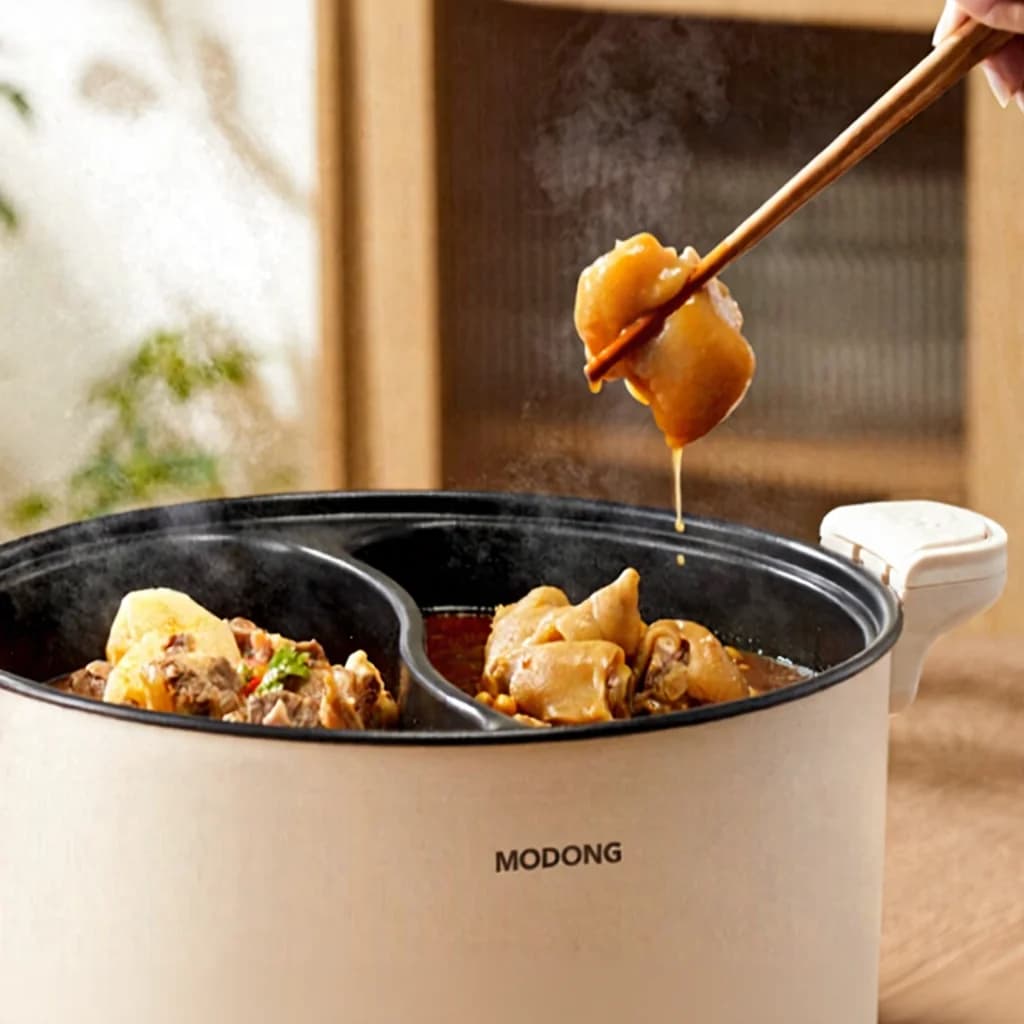 Dubbele zone elektrische hotpot 6L 7L 8L touchbediening