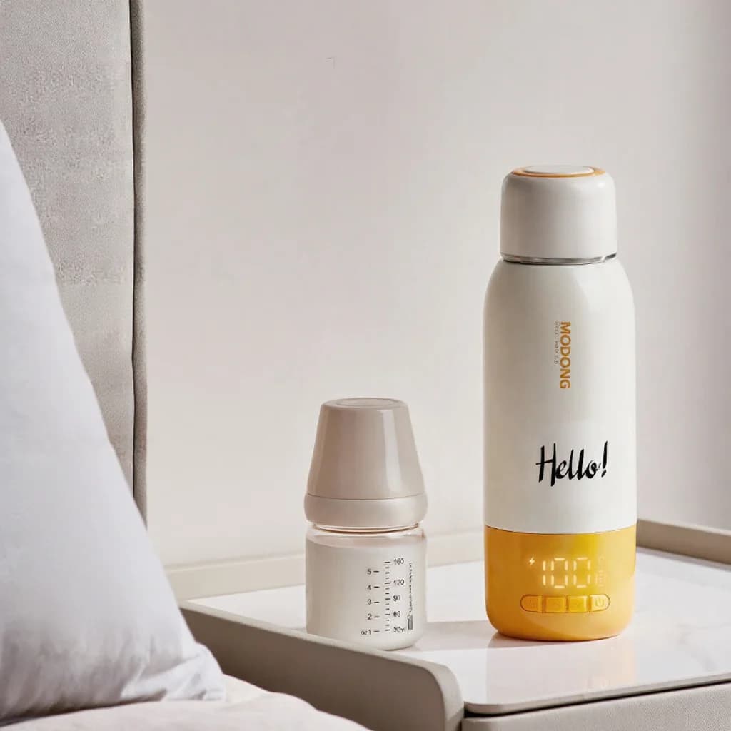 Draagbare verwarmingsbeker voor babyvoeding 550ml Ultra, stekkerkoken + snoerloos warmhouden