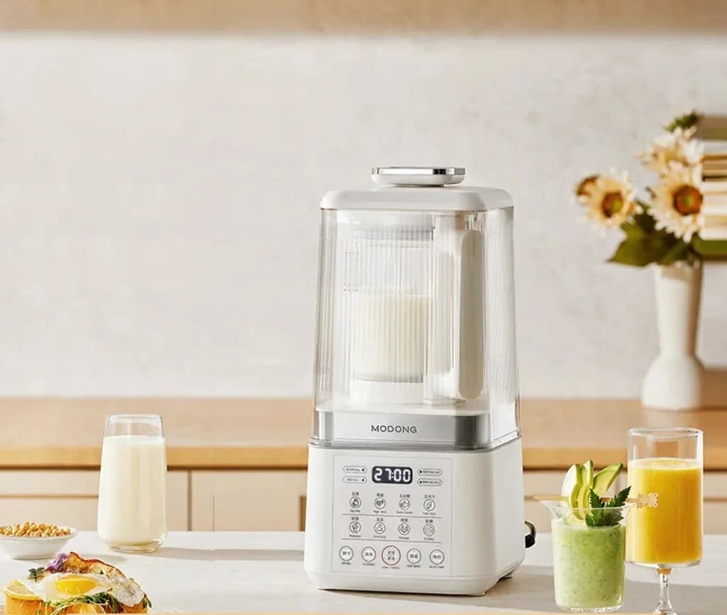 Verwarmde blender voor soep, sap, babyvoeding, sojamelk
