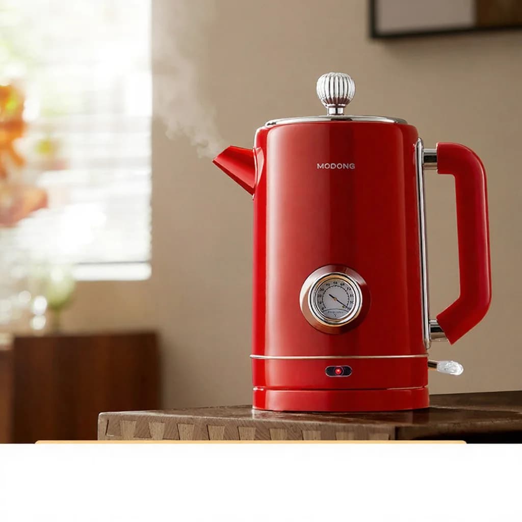 304 roestvrijstalen elektrische waterkoker 1.8L warmhoudfunctie 1500W