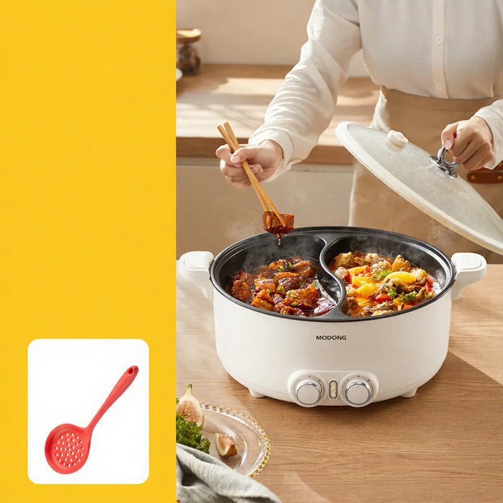 Dubbele zone elektrische hotpot 6L 7L 8L touchbediening