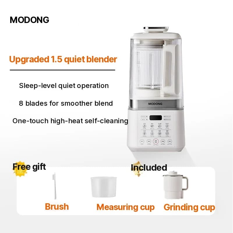 Verwarmingsblender met stille werking en warmhoudfunctie
