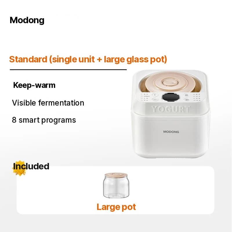 Automatische yoghurtmaker en fermenter, 500-1000ml, 220V