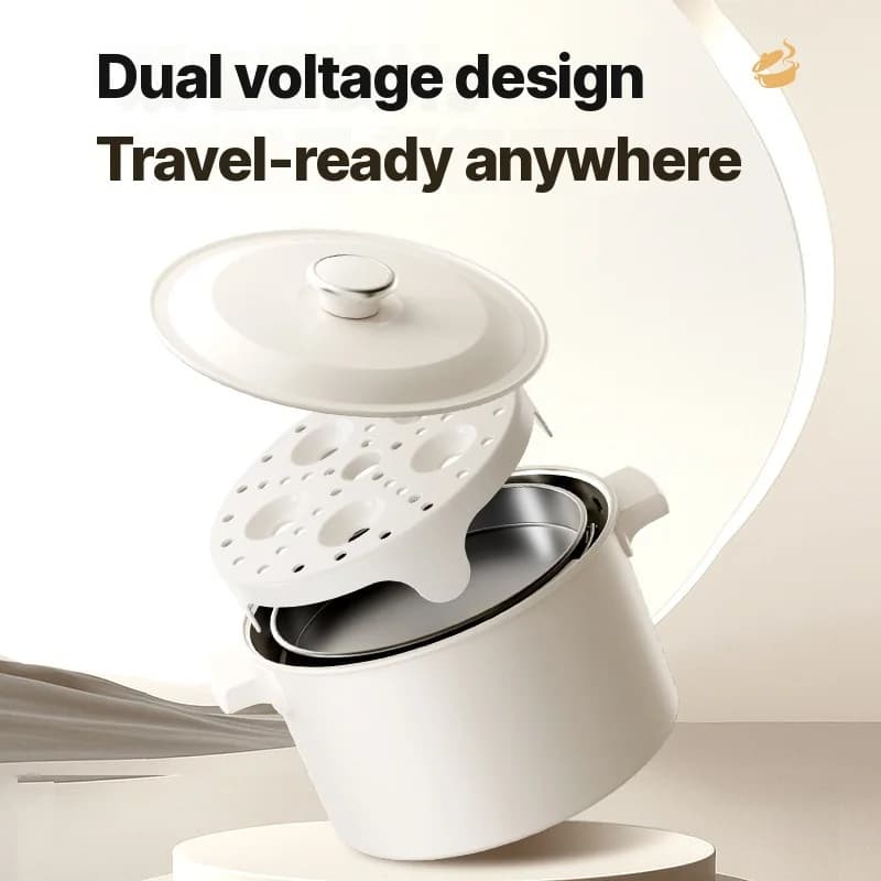 Draagbare opvouwbare elektrische kookpot 110V-220V 550W/700W