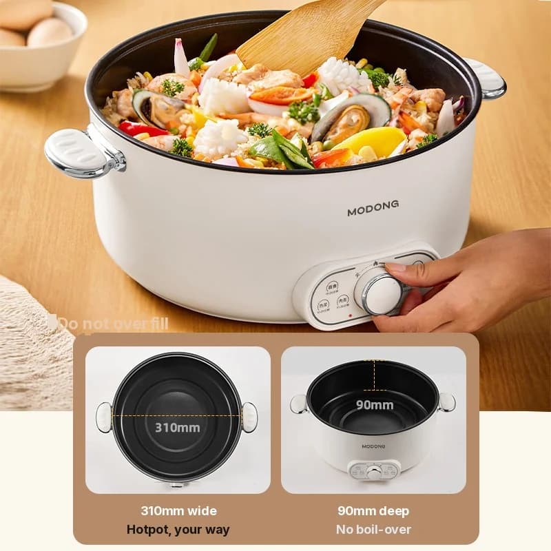 Elektrische Hotpot 6L 7L 8L met Stoommand, 220V