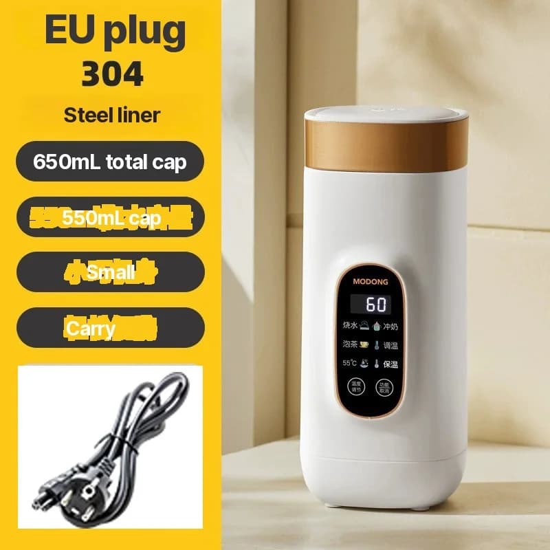 Draagbare elektrische verwarmingsbeker met warmhoudfunctie