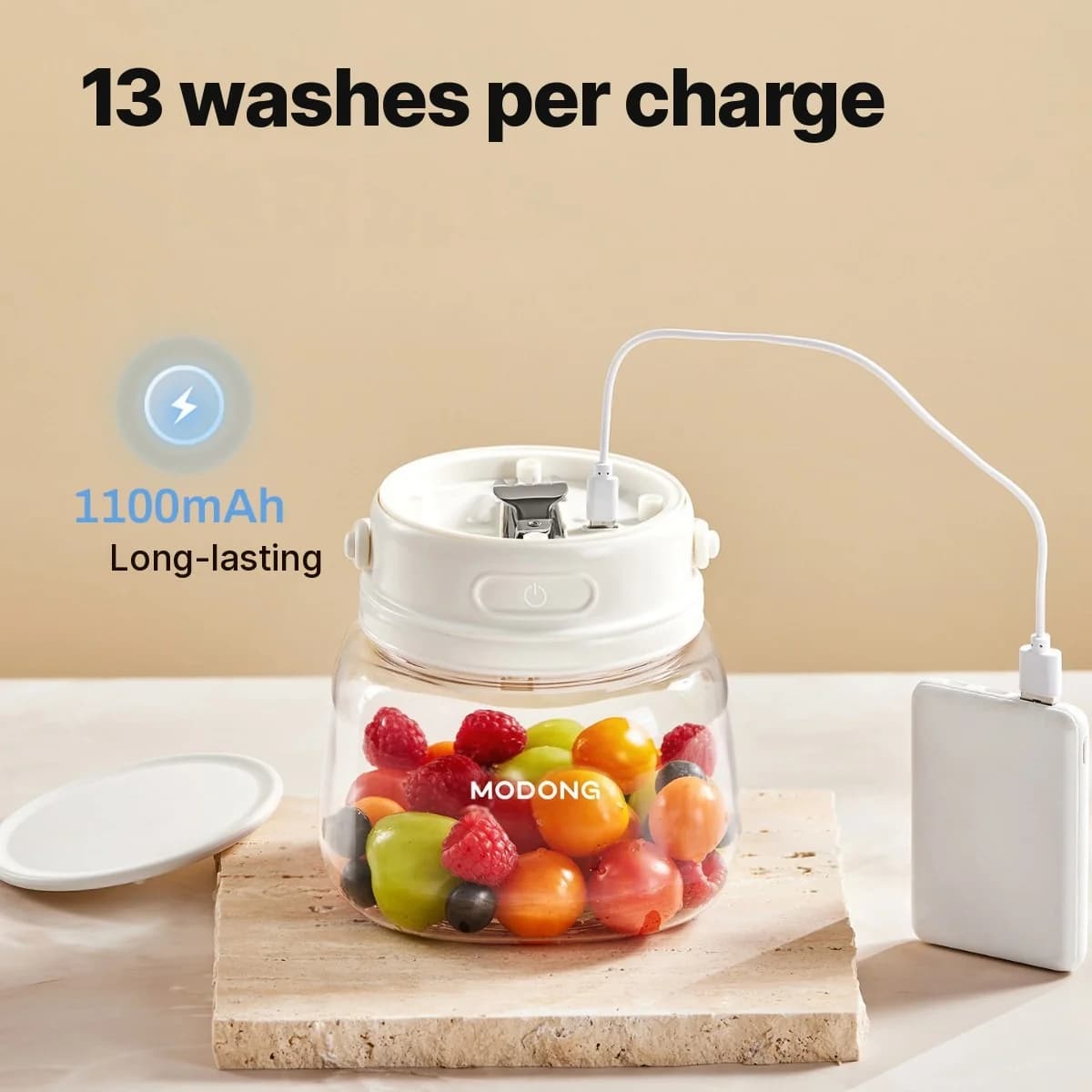 Draagbare groentewasmachine voor fruit en groenten, 4W