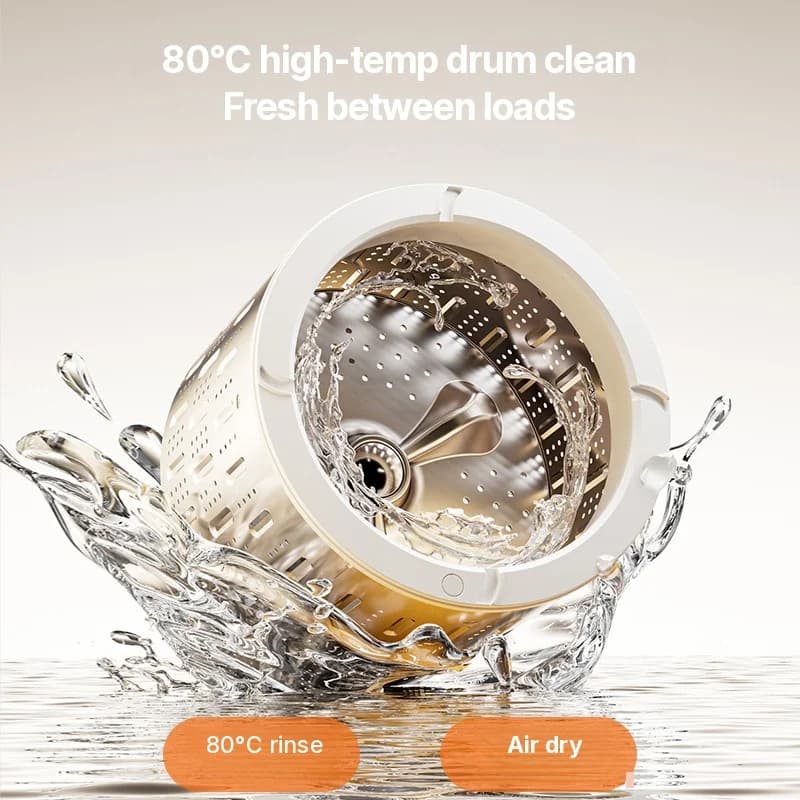 Mini-automatische wasmachine voor ondergoed en sokken, was-droogcombinatie