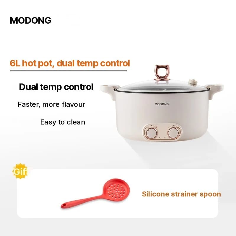 Elektrische hotpot met verdeler 6L-8L, 220V, 5-6 personen