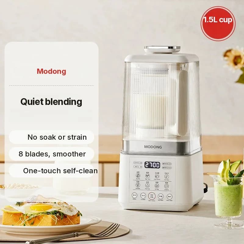Verwarmde blender voor soep, sap, babyvoeding, sojamelk