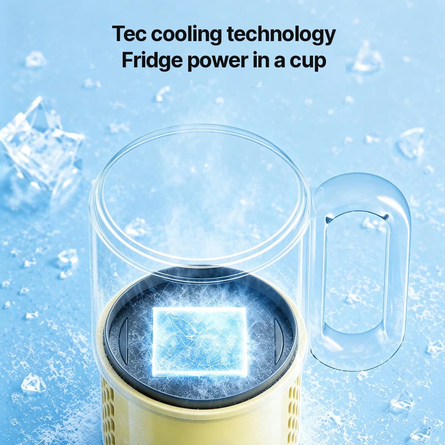 Mini koel- en verwarmingsbeker 450mL 36W touchbediening