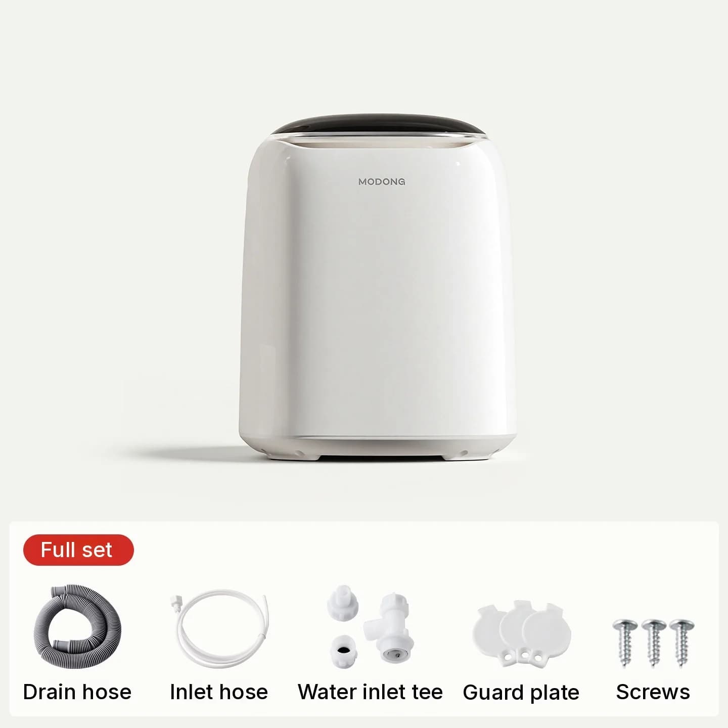 Mini automatische wasmachine voor ondergoed en sokken, was-droog combo