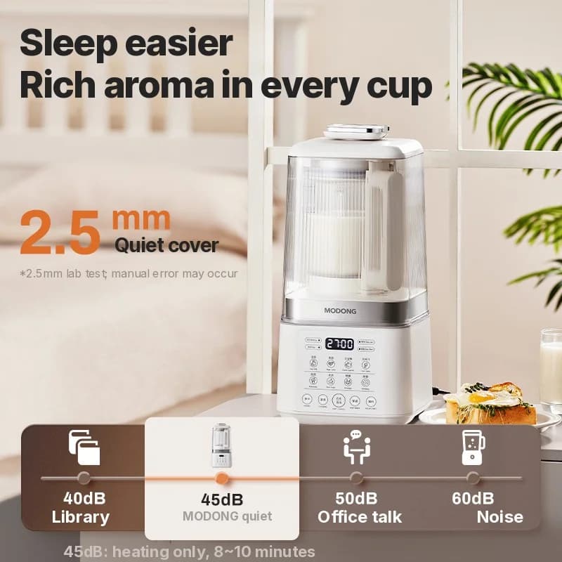 Verwarmde Blender voor Soep, Sap, Babyvoeding, Sojamelk