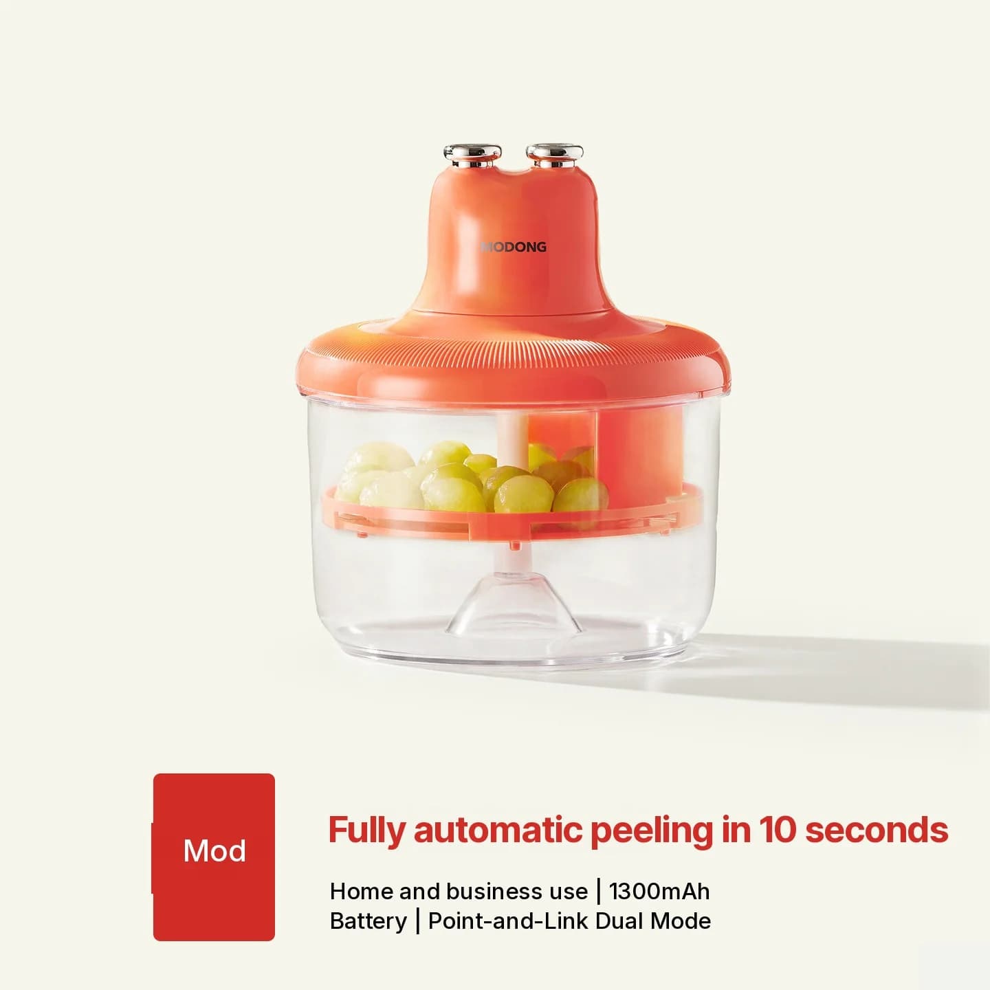 Automatische fruitschiller en knoflookvelverwijderaar