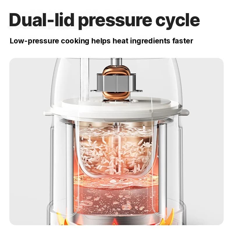Babyvoedselmaker verwarmende blender met stoom- en maal functie