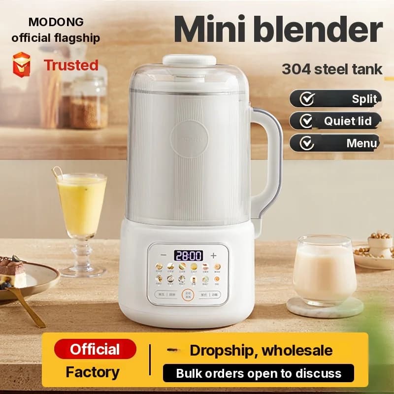 Verwarmende blender sojamelkmaker met zelfreiniging 800W