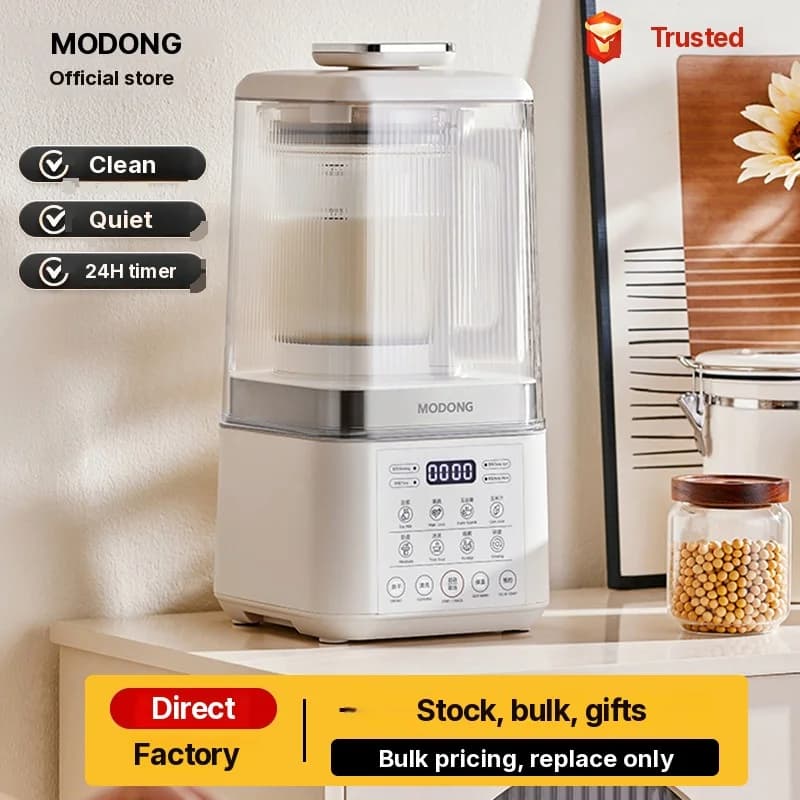 Verwarmingsblender met stille werking en warmhoudfunctie