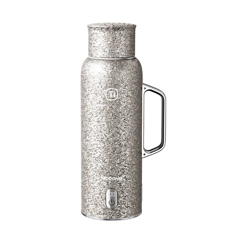 Pure titanium geïsoleerde reismok met magnetisch deksel