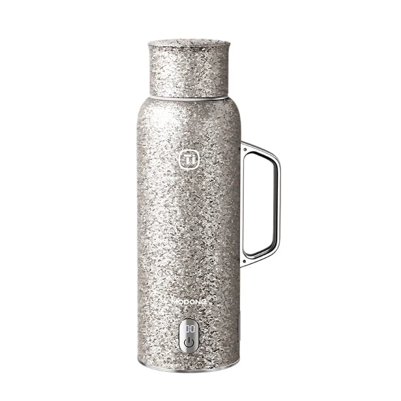 Titanium verwarmde geïsoleerde beker met handvat 680ml geschenkdoos