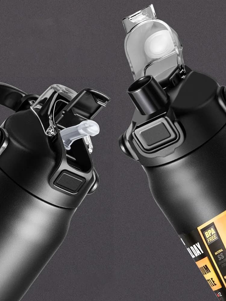 Outdoor thermosbeker met rietje 0.8-1.5L