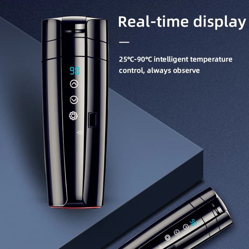 12V/24V autoverwarmbeker met touchscreen