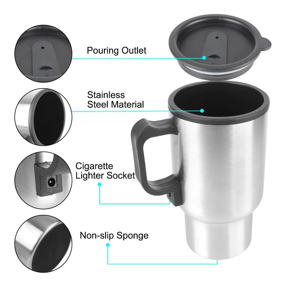 450ml 12V auto-elektrische waterkoker