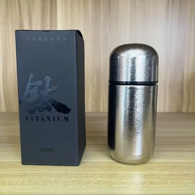 150ml Pure Titanium zakfles