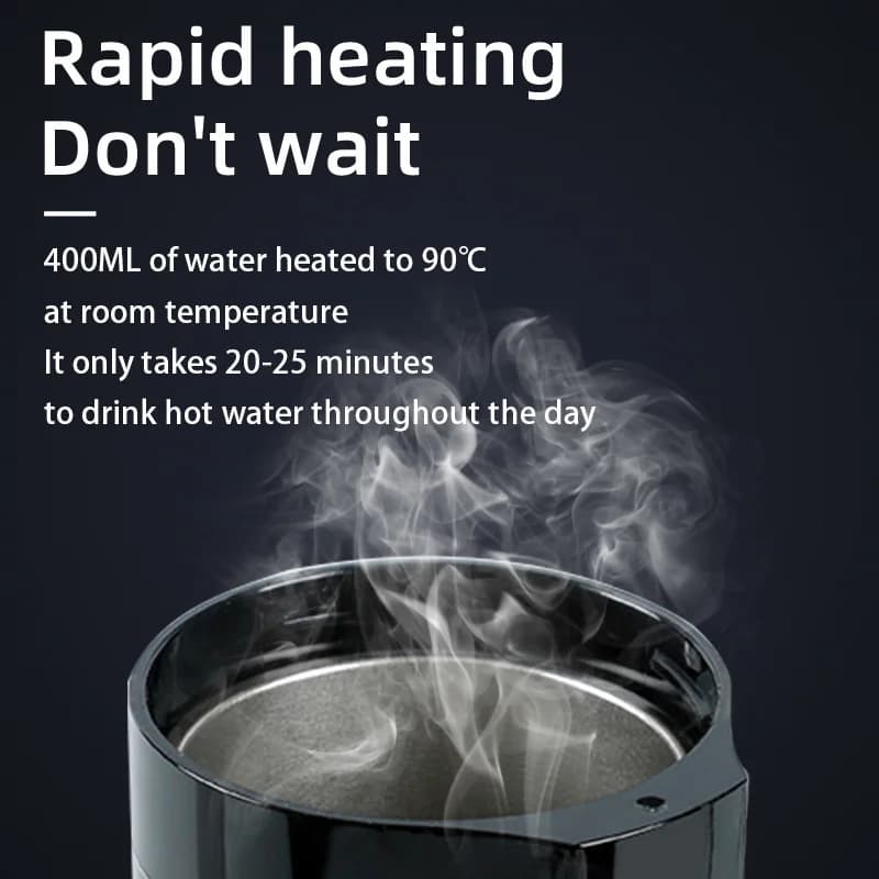 12V/24V autoverwarmbeker met touchscreen