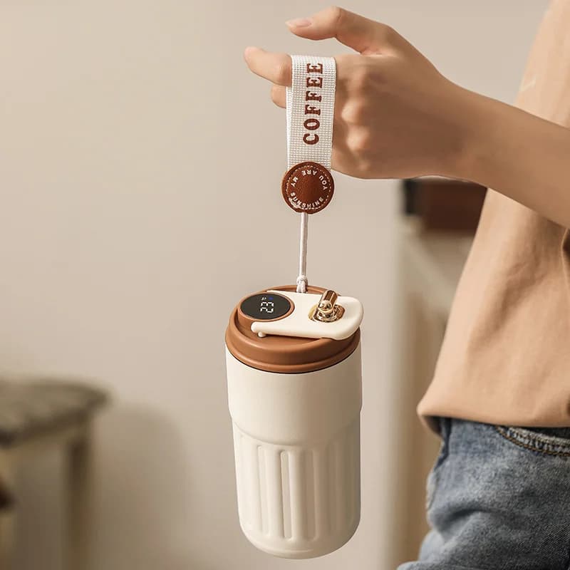 450ml temperatuurdisplay thermosbeker