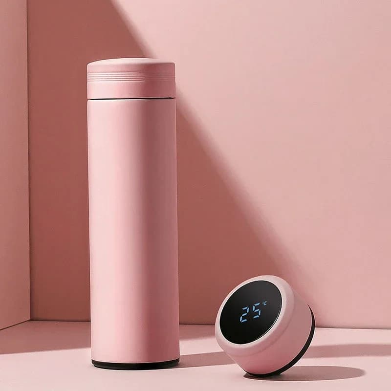 500ml thermosbeker met temperatuurdisplay