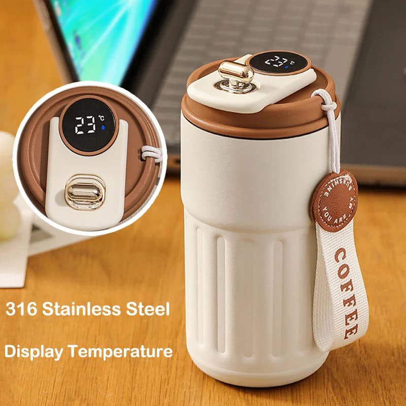 450ml temperatuurdisplay thermosbeker