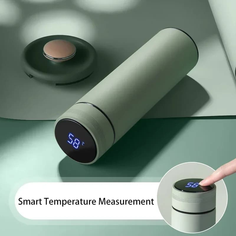 500ml thermosbeker met temperatuurdisplay